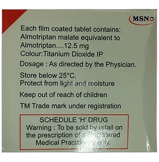 almotan 12.5mg tablet 4's